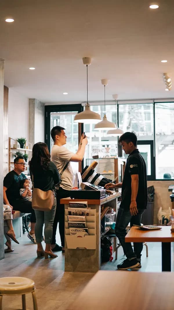 ROWA Coffee Surabaya cafe interior